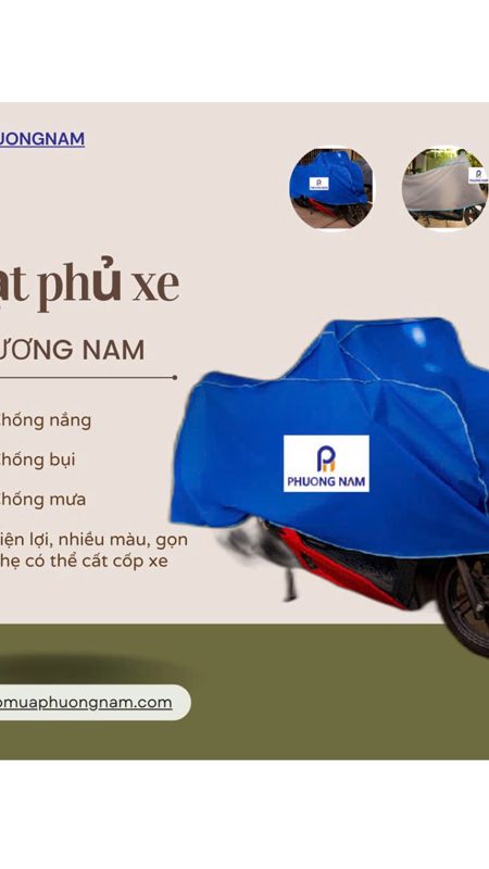 Bạt trùm xe máy 02
