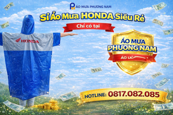 Alt = “áo mưa Honda giá sỉ chất lượng cao tại Áo Mưa Phương Nam”
