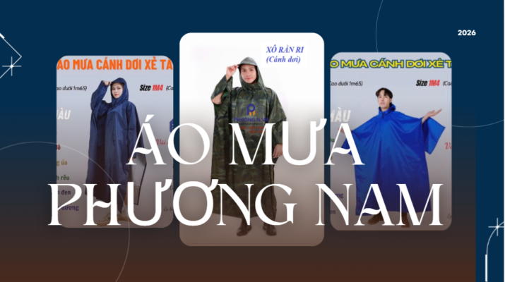Alt="Áo mưa cánh dơi Phương Nam"