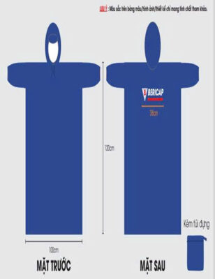 Alt="Áo mưa in logo Phương Nam"