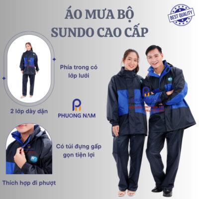 Alt="Áo mưa bộ cao cấp bảo vệ sức khoẻ" 